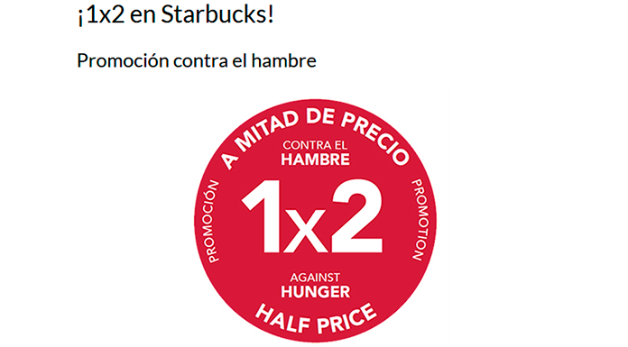 1x2 en Starbucks