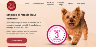 Consigue hasta 6 euros de reembolso con Purina One Mini Consigue hasta 6 euros de reembolso con Purina One Mini