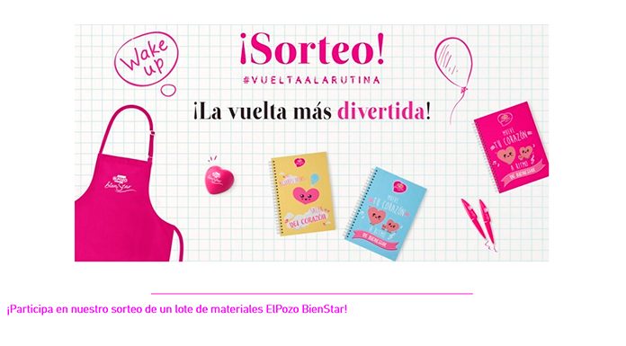 ElPozo BienStar sortea 3 lotes de materiales