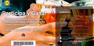 Lidl sortea un año de cerveza gratis Lidl sortea un año de cerveza gratis