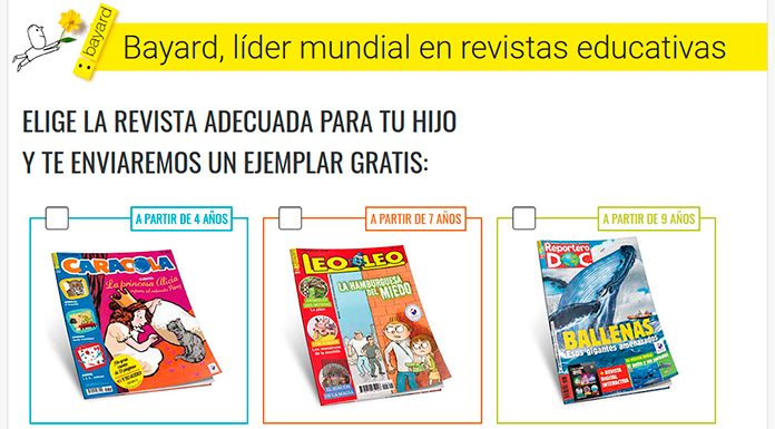 Llévate gratis una revista de Bayard para tu hijo