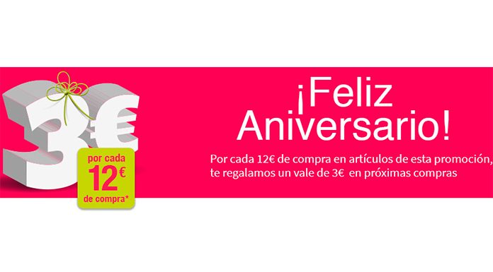 Promoción Feliz Aniversario de Carrefour
