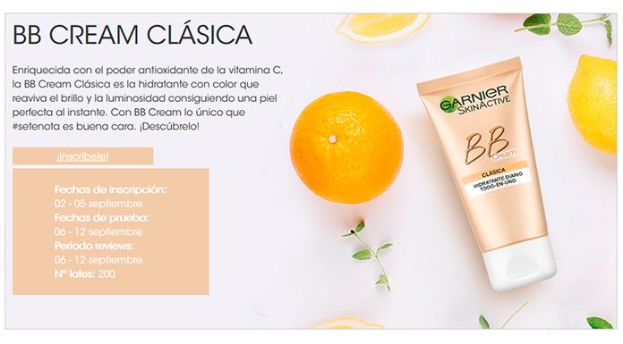 Prueba gratis BB Cream Clásica