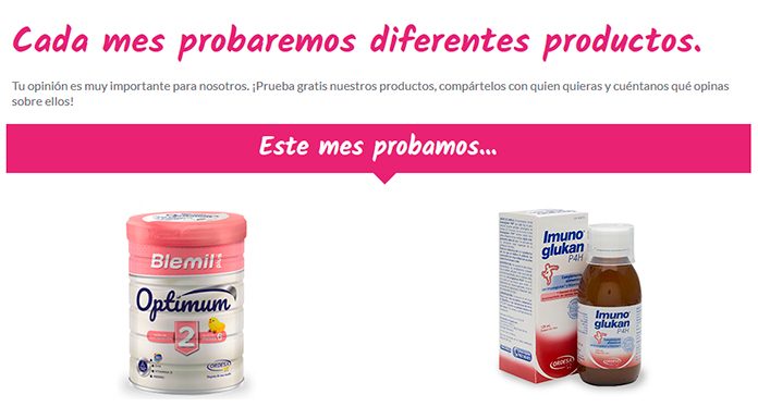 Prueba gratis Blemil plus 2 Optimum y Imunoglukan P4H con Ordesa