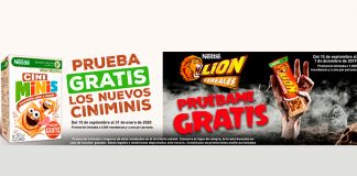 Prueba gratis Ciniminis o Barritas Lion Prueba gratis Ciniminis o Barritas Lion