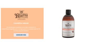 Prueba gratis Cosmética Natural Mi Rebotica con Correos Sampling
