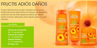 Prueba gratis Fructis Adiós Daños Prueba gratis Fructis Adiós Daños
