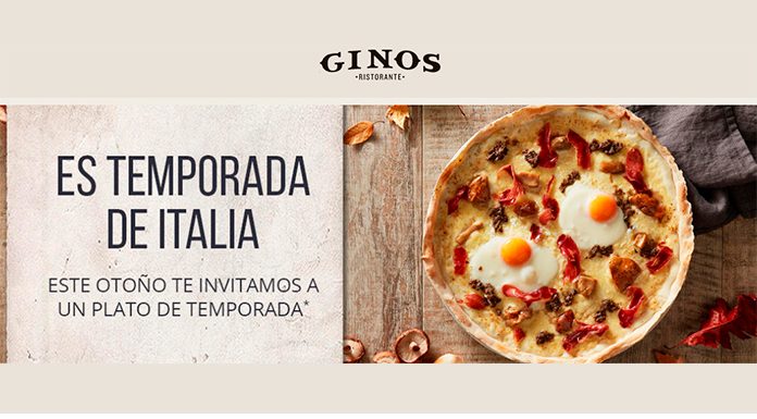 Este otoño Ginos te invita a un plato de temporada