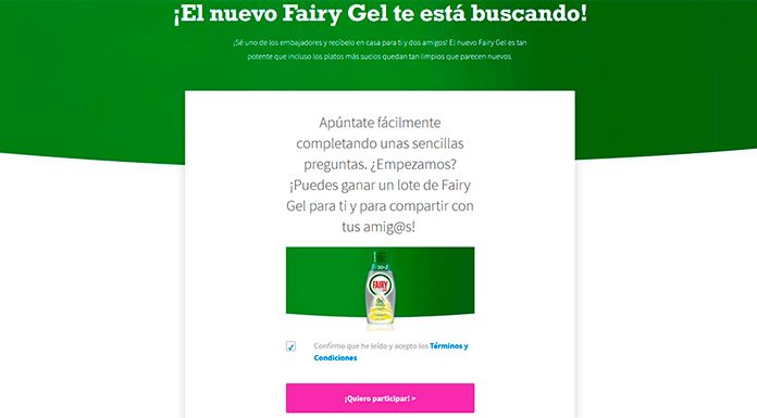 Gana un lote de Fairy Gel con Próxima a ti