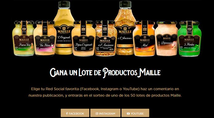 Gana un lote de productos Maille Gana un lote de productos Maille