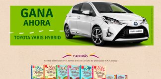 Gana un Toyota Yaris Hybrid con Kellogg Gana un Toyota Yaris Hybrid con Kellogg