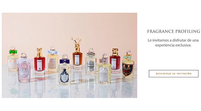 Muestras gratis de los perfumes Penhaligon's