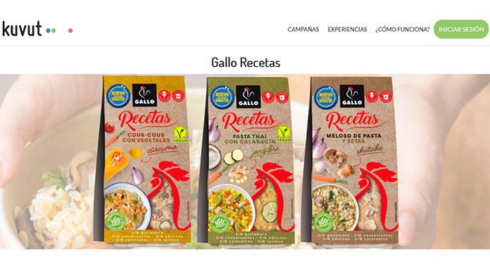 Prueba gratis Gallo Recetas con Kuvut