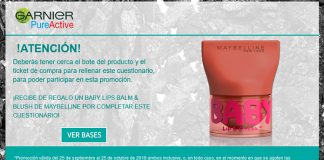 Recibe de regalo un Baby Lips Balm & Blush de Maybelline