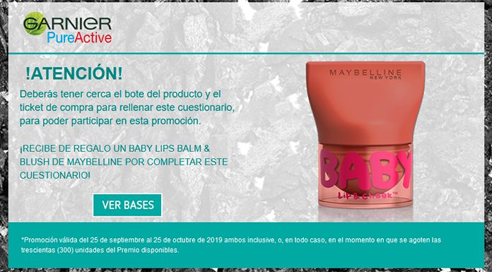 Recibe de regalo un Baby Lips Balm & Blush de Maybelline