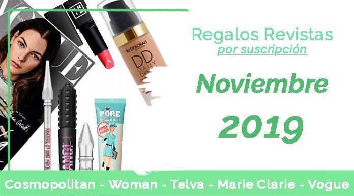 Regalos revistas por suscripción noviembre 2019