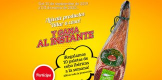 Villar regala 10 paletas de cebo ibéricas cada semana Villar regala 10 paletas de cebo ibéricas cada semana