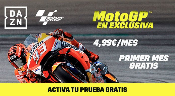 Mes gratis del servicio DAZN moto gp en exclusiva