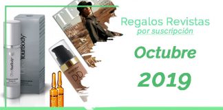 Regalos Revistas por suscripción Octubre 2019 Regalos Revistas octubre 2019 por suscripción