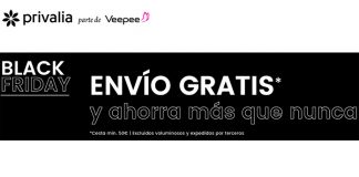 Envío gratis en Privalia este Black Friday Envío gratis en Privalia este Black Friday