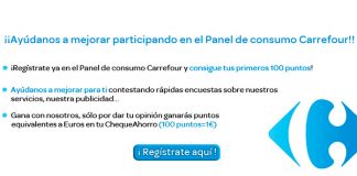Gana 10 euros en tu cheque ahorro de Carrefour
