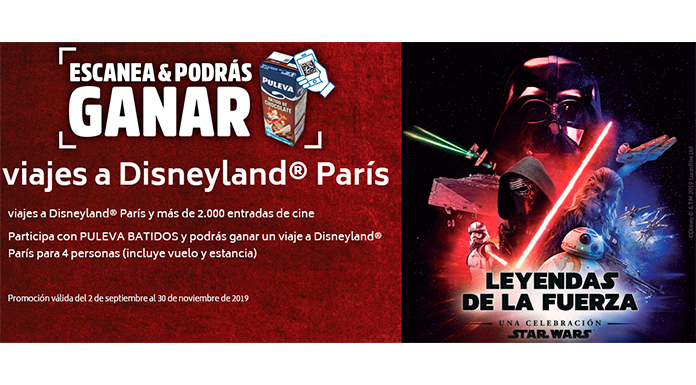 Gana viajes a Disneyland París con Puleva Batidos