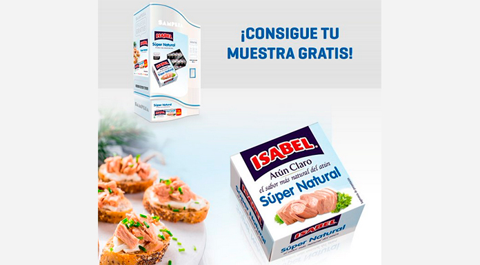 Muestras gratis de atún Súper Natural de Isabel