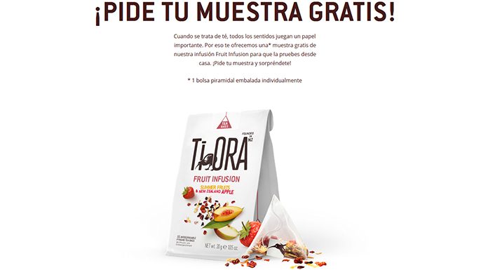 Muestras gratis de Ti Ora