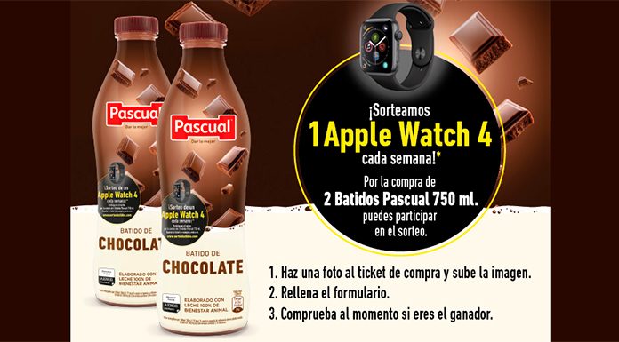 Pascual sortea 1 Apple Watch 4 cada semana
