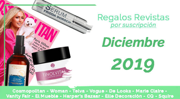 Regalos revistas por suscripción Diciembre 2019