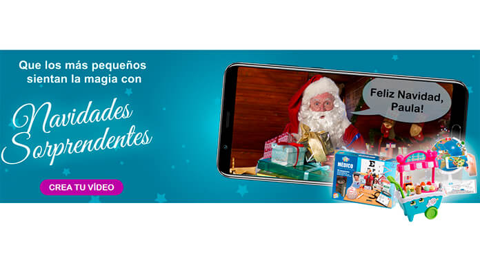 Crea un vídeo personalizado con Navidades Sorprendentes