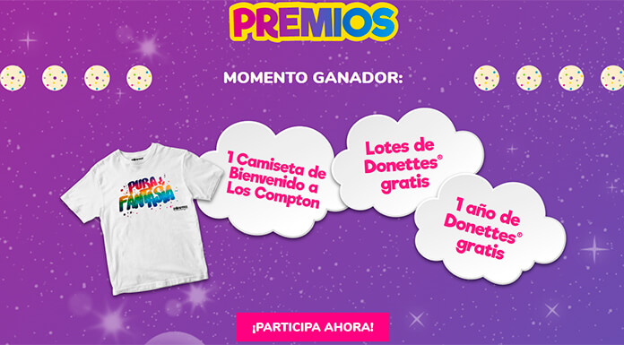 Gana fantásticos premios con Donettes