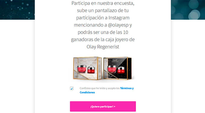 Gana una caja joyero de Olay Regenerist