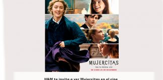 Gratis entradas de cine para ver Mujercitas con H&M Gratis entradas de cine para ver Mujercitas con H&M