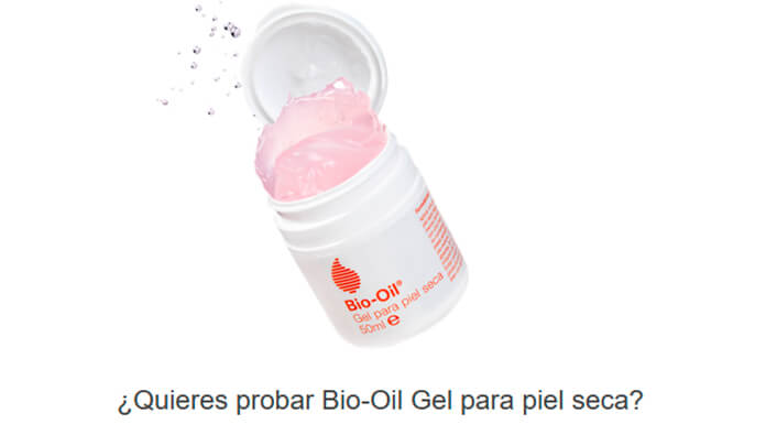 Muestras gratis de Bio-Oil Gel para piel seca