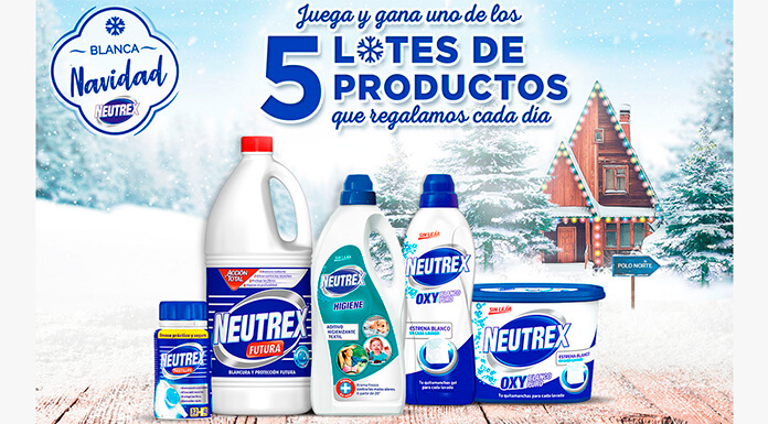 Neutrex sortea 5 lotes de productos cada día