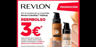 Reembolso de 3 euros en maquillaje Revlon Reembolso de 3 euros en maquillaje Revlon