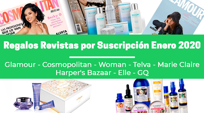 Regalos revistas por suscripcion enero 2020