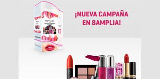 Samplia da a probar gratis maquillaje Revlon