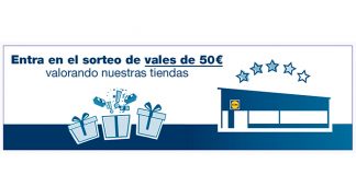 Sorteo de vales de 50€ con Lidl Sorteo de vales de 50€ con Lidl