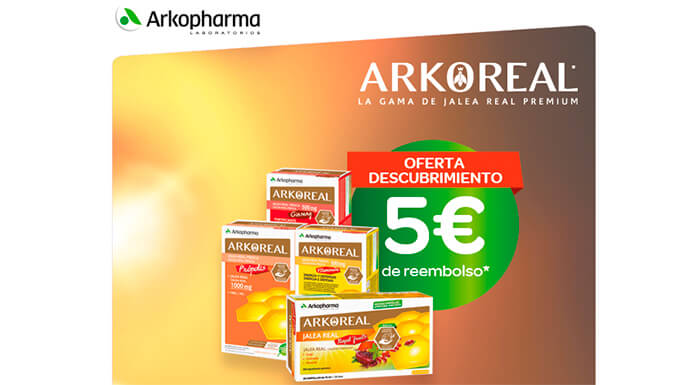 5 euros de reembolso en Arkoreal