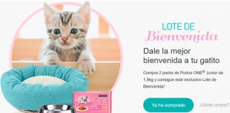 Consigue un lote de bienvenida con Purina One Junior Consigue un lote de bienvenida con Purina One Junior