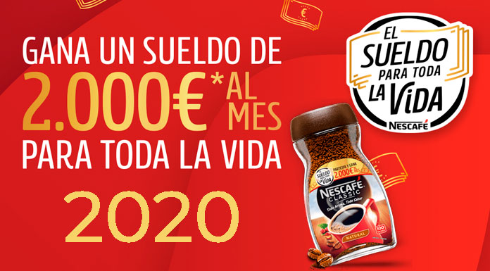 Gana el Sueldo Nescafé 2020 para toda la vida