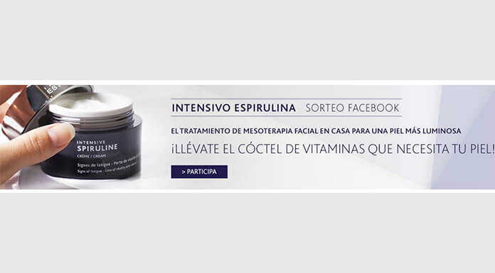 Institut Esthederm sortea 2 unidades de Intensivo Espirulina Crema