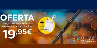 Limpiaparabrisas delanteros por 19.95€ con Cristalbox Limpiaparabrisas delanteros por 19.95€ con Cristalbox