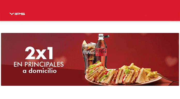 Llega el 2x1 en Vips Llega el 2x1 en Vips