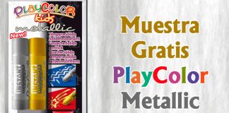 Muestras gratis de Playcolor Metallic Muestra gratis de PlayColor Metallic