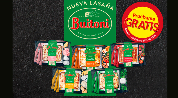 Prueba gratis las lasañas o canelones Buitoni