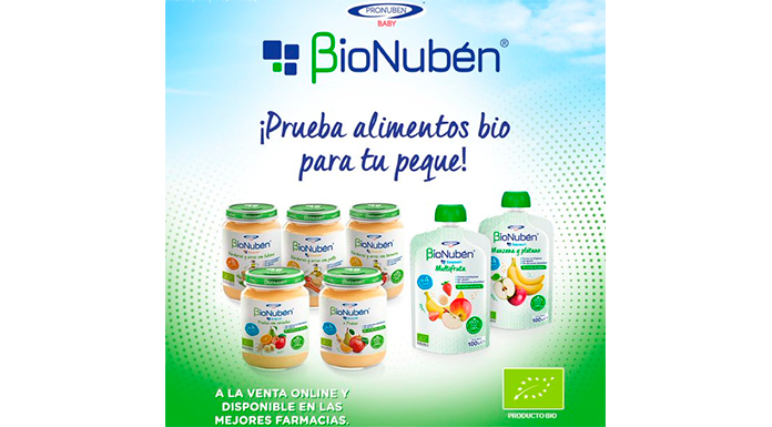 Prueba gratis los purés y pouches ecológicos de BioNubén