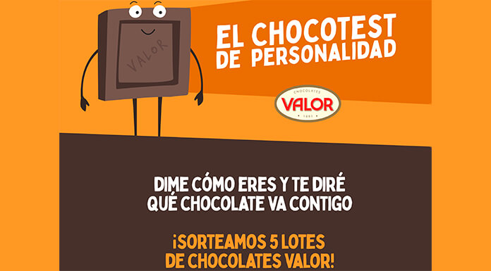 Sorteo de 5 lotes de chocolates Valor